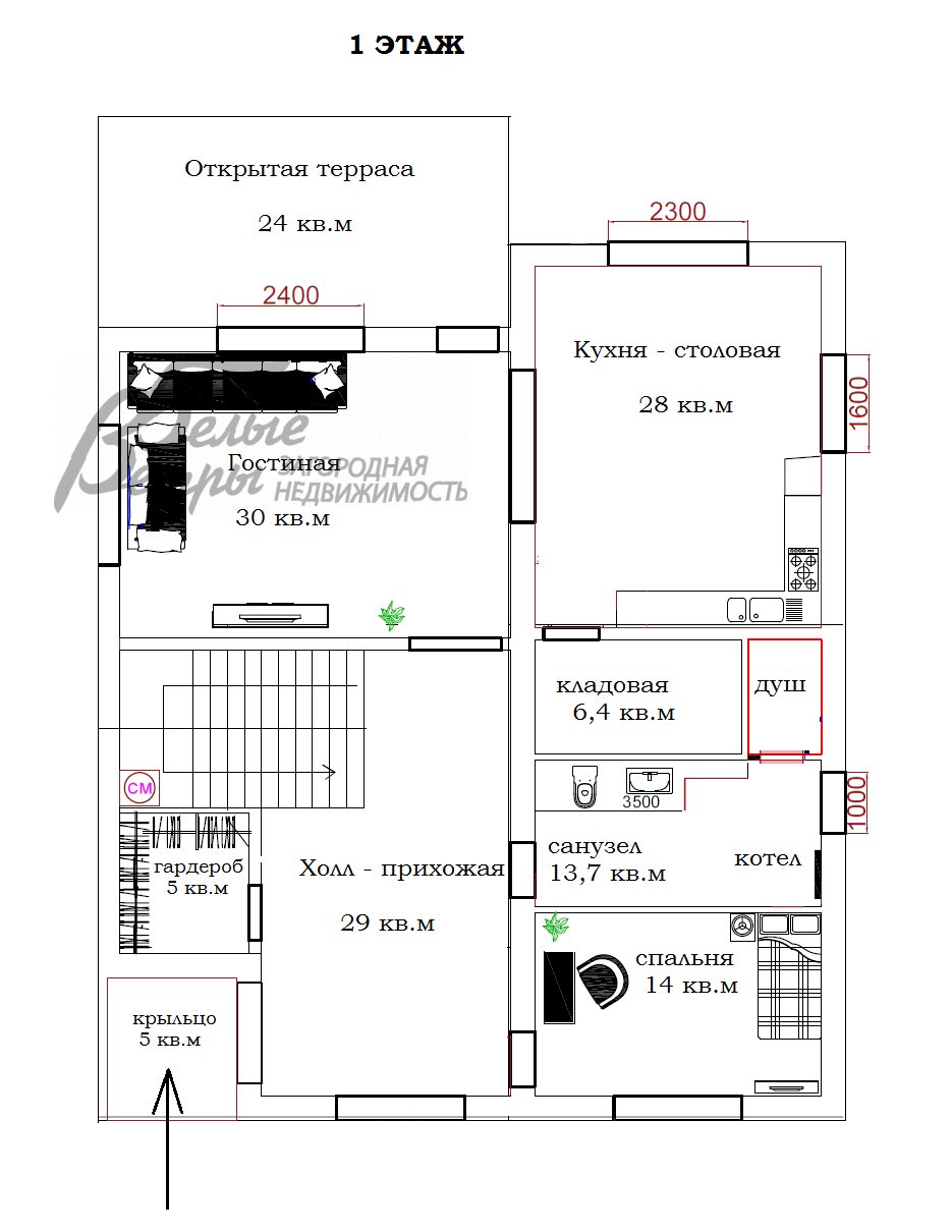 Дом Бавария Клаб КП Романцево id 504-719 планировка0