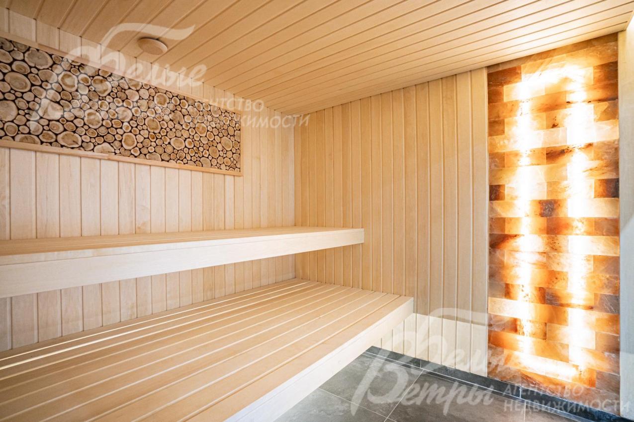 В сауне вставки из гималайской соли