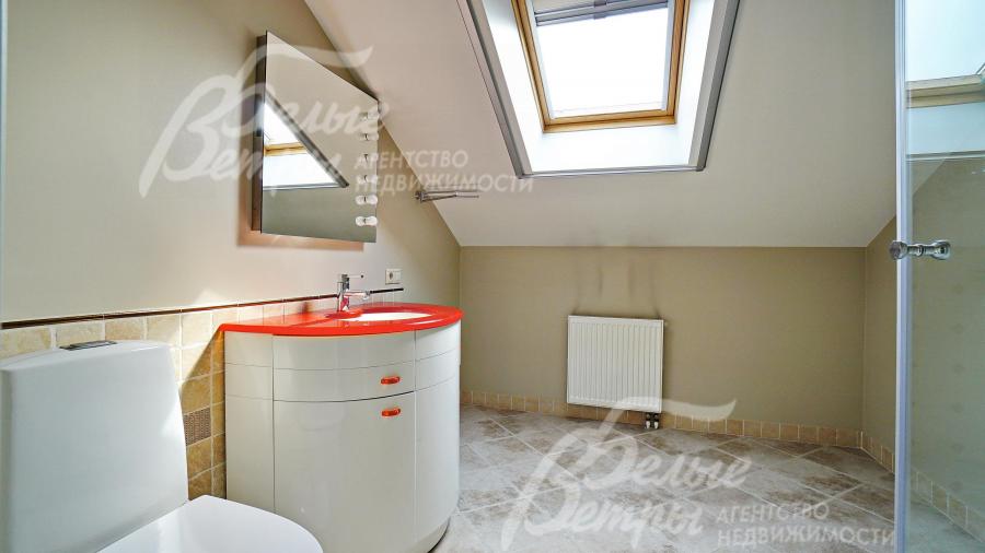Санузел на мансардном этаже