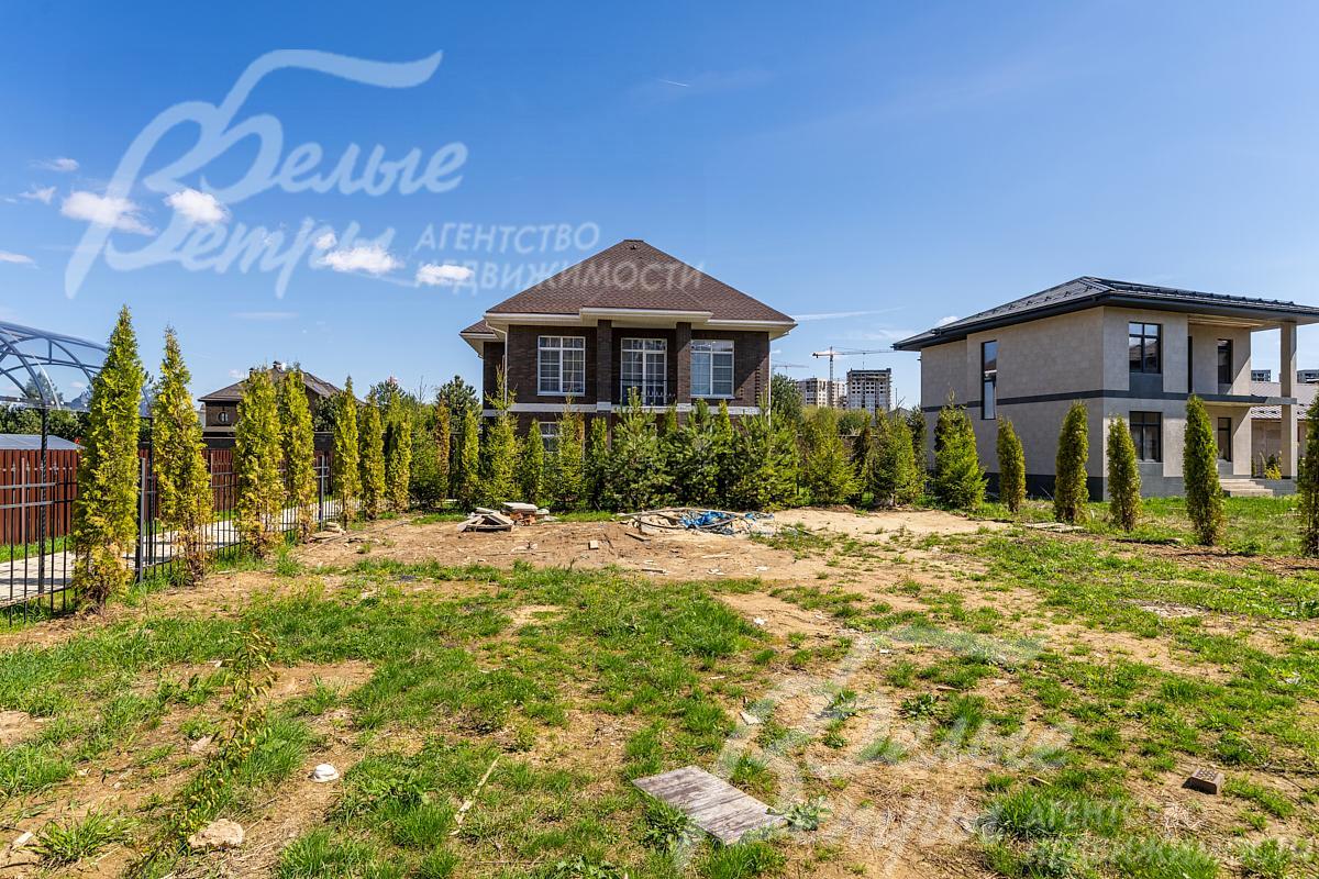 Вдоль забора высажены туи