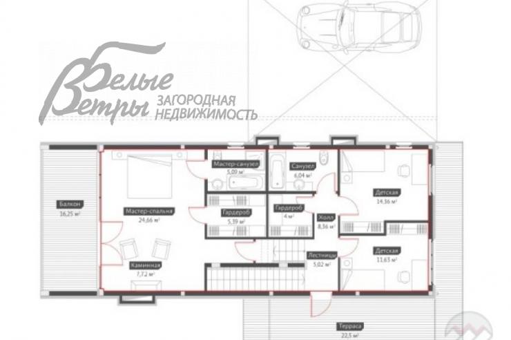 Дом Западная долина к/п Большое Свинорье id 421-204 планировка1