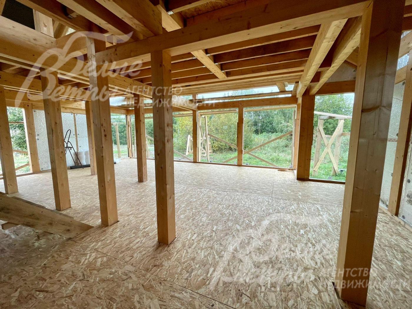 Подряд. Внутри под отделку с свободной планировкой