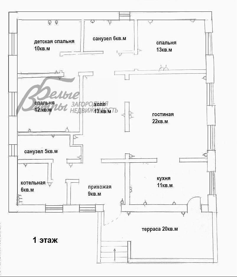 Дом в аренду Крёкшино Вилладж КП  id 755-001 планировка0