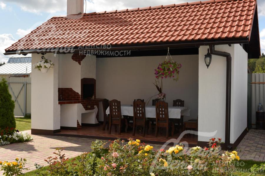 Беседка с печью