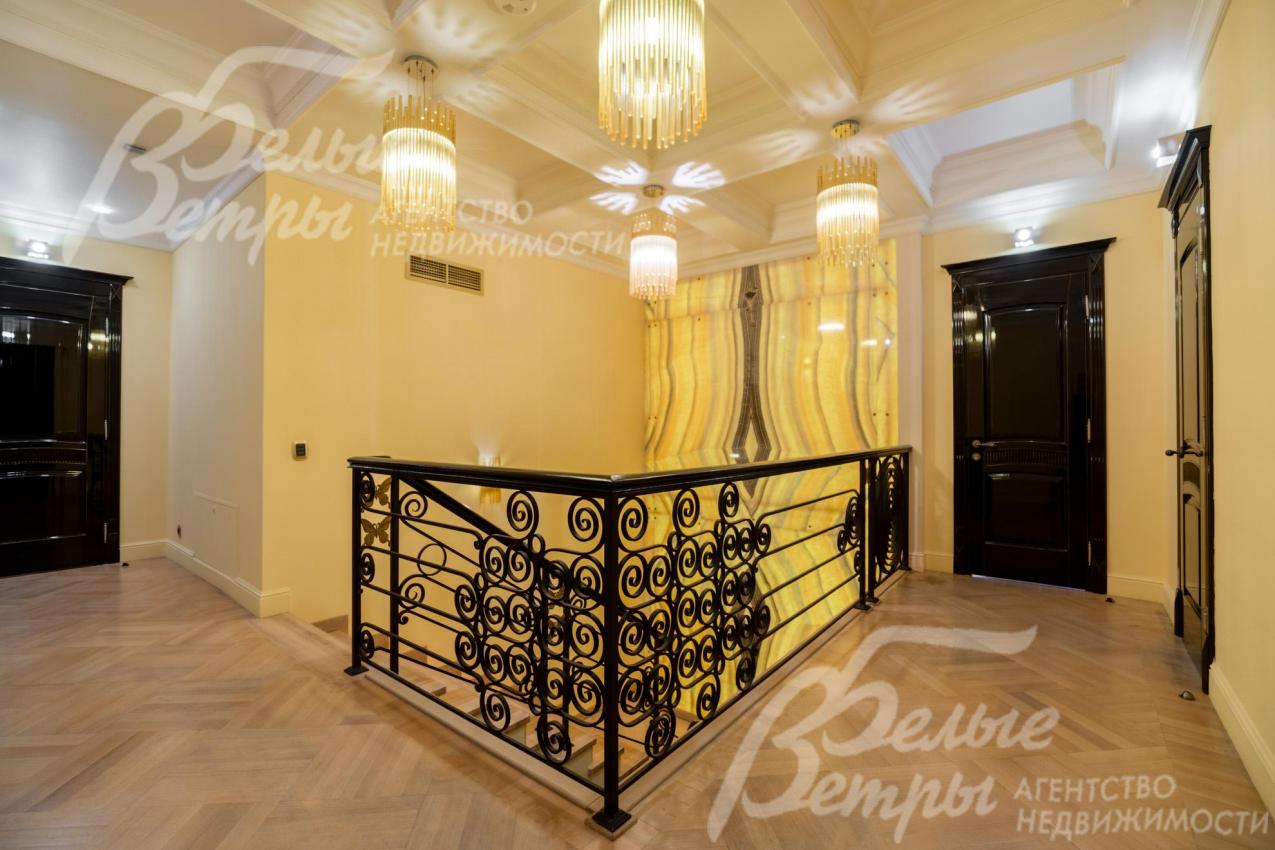 Ограждение лестницы - кованый орнамент (ручная работа) «цветущий сад» в канонах ар-деко