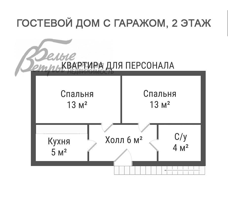 Дом в аренду Губцево  id 192-001 планировка5