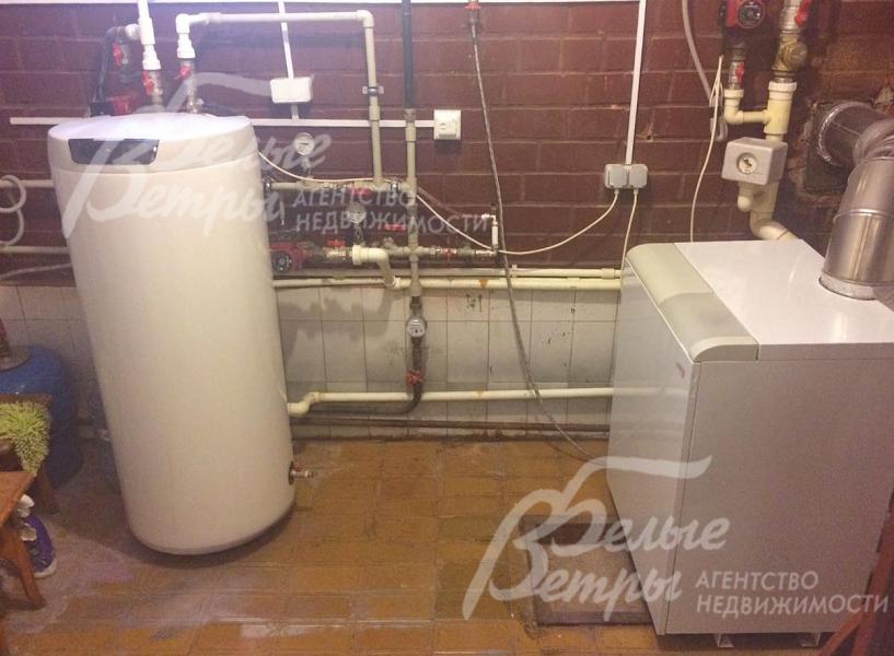 Газовый котел и бойлер, есть система очистки воды