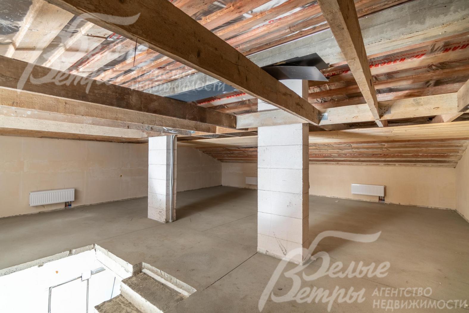 Мансардный этаж - помещение свободного назначения 60 кв.м