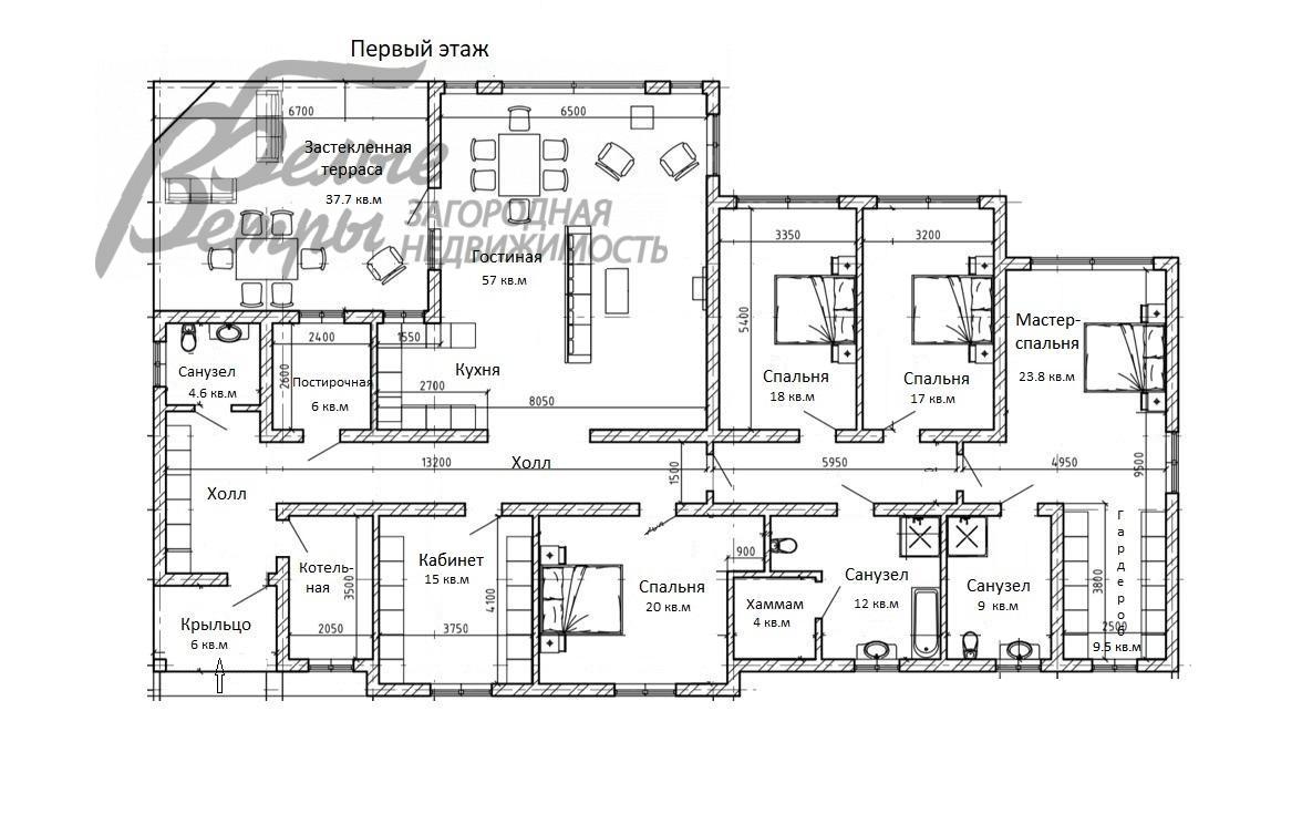 Дом Мирный кп Елизарово id 588-103 планировка0