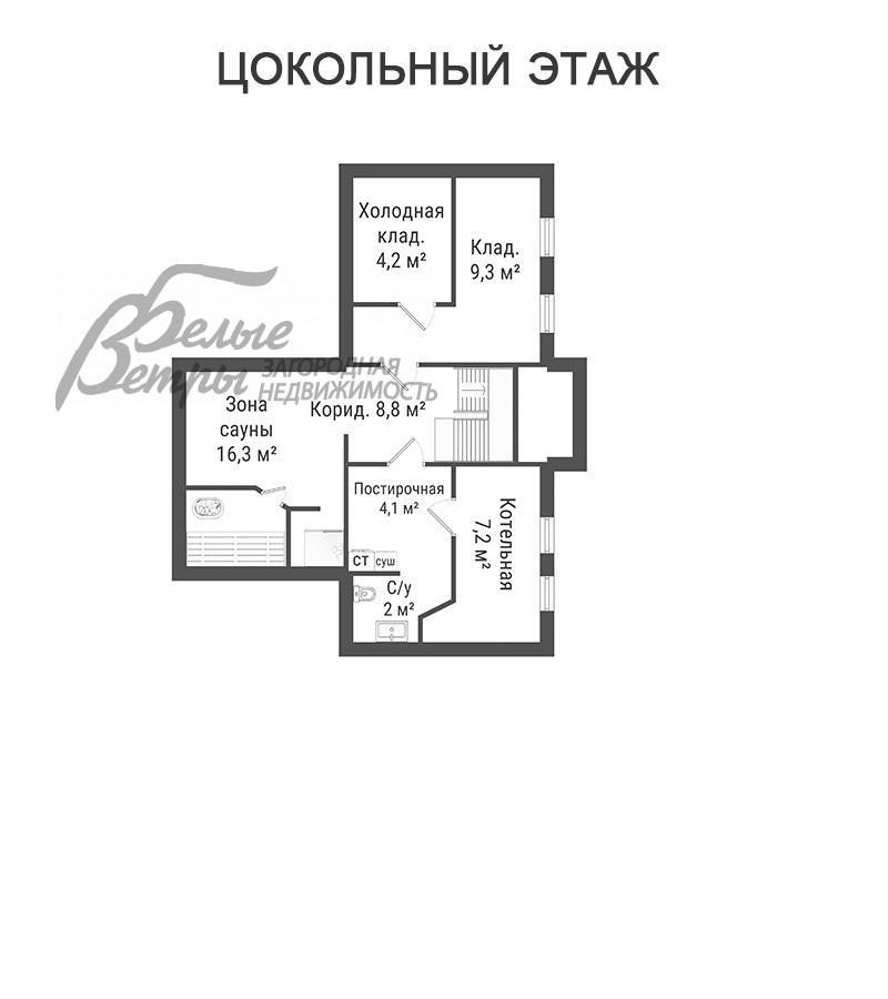 Дом Воскресенское  id 135-413 планировка0