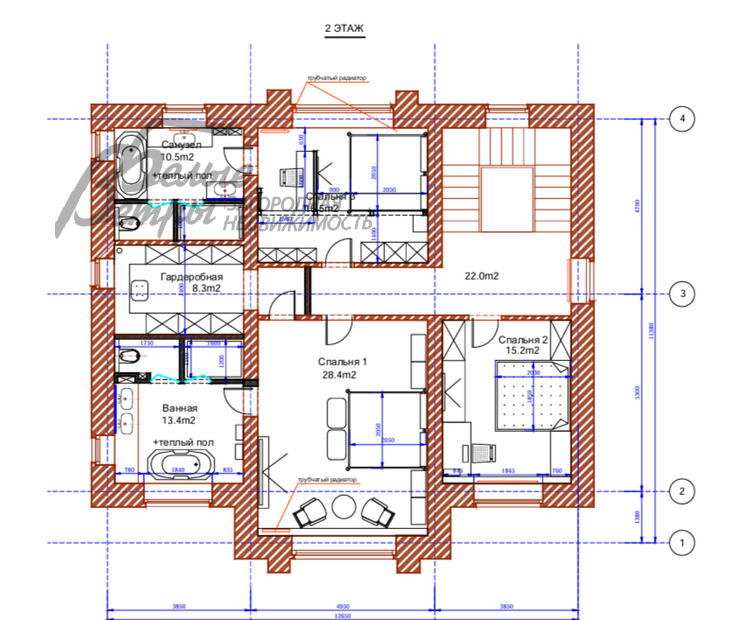 Дом Староникольское к/п Первомайское id 254-613 планировка1