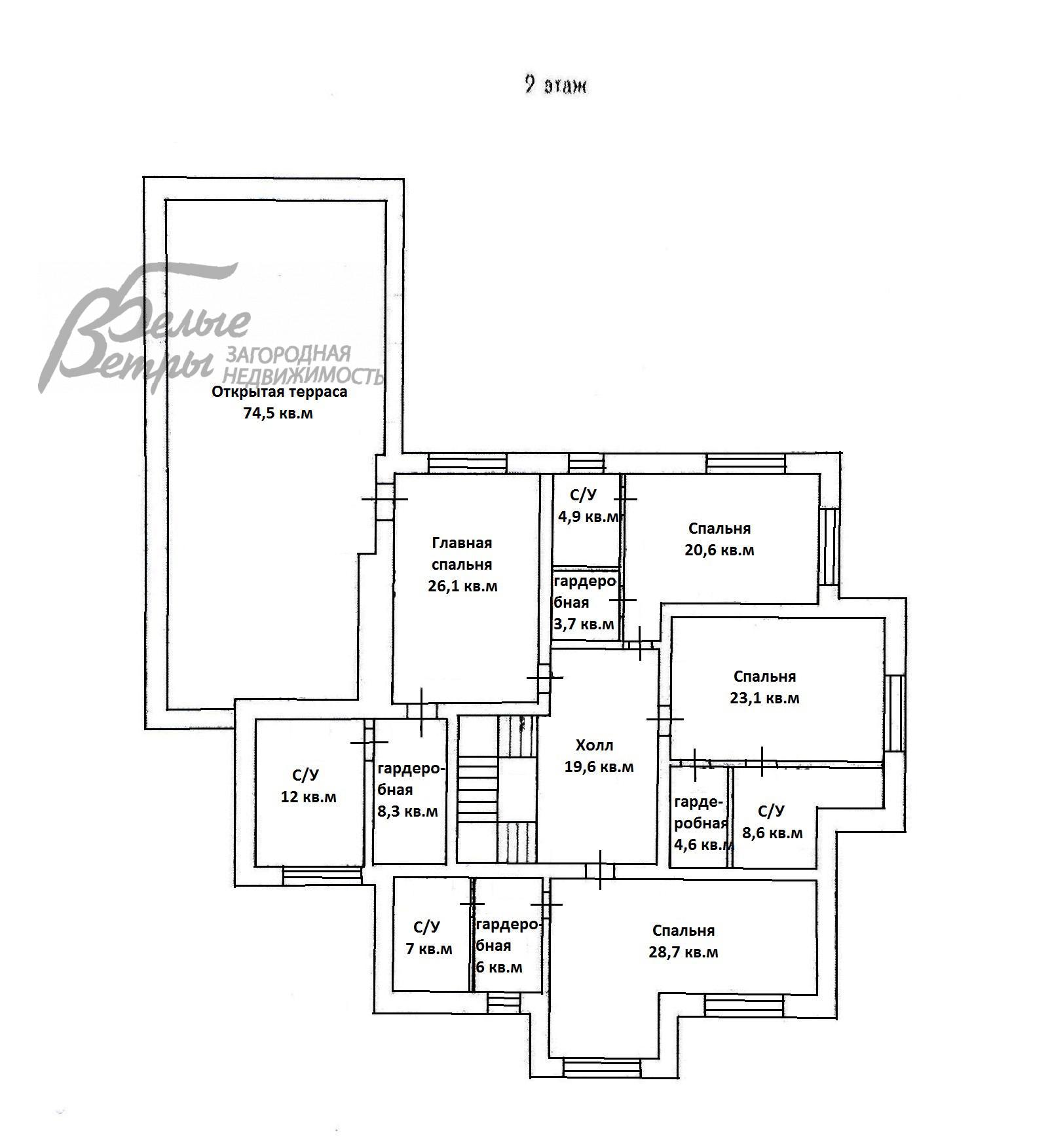 Дом в аренду Антоновка к/п Зименки id 171-098 планировка1
