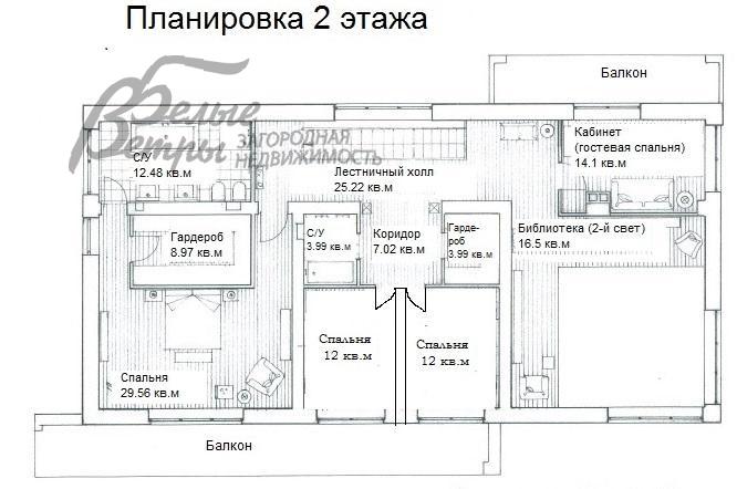 Дом в аренду Варварино эко-поселок  id 184-021 планировка1