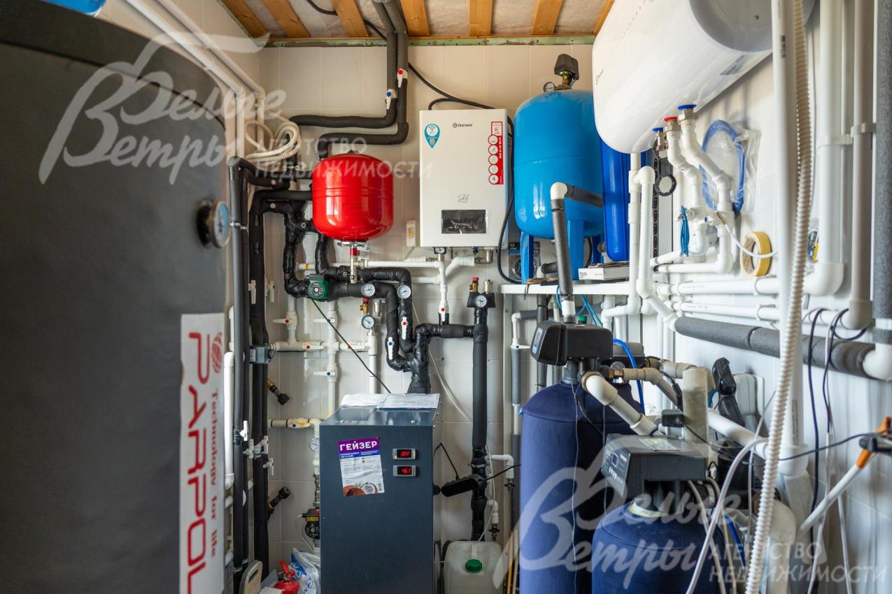 Котельная с геотермальным насосом