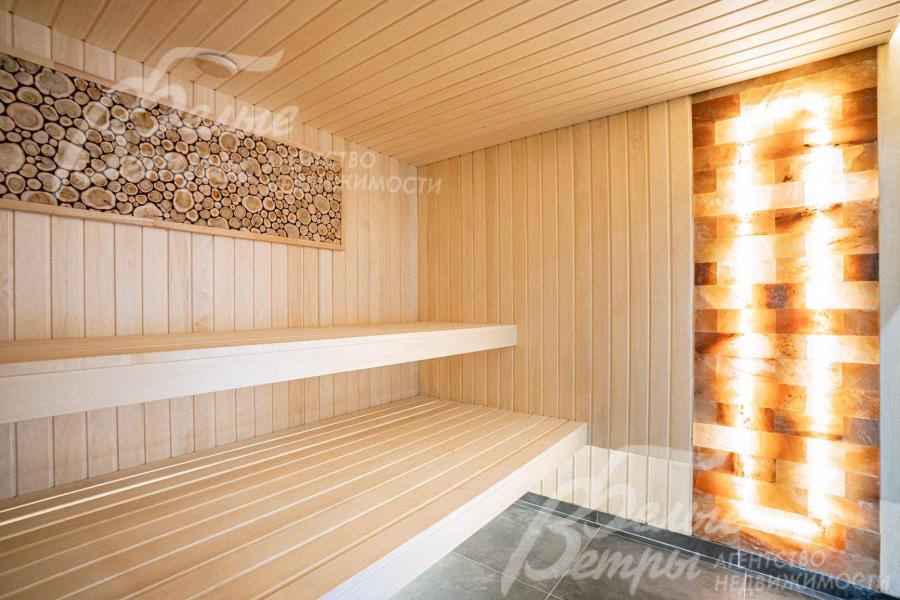 В сауне вставки из гималайской соли