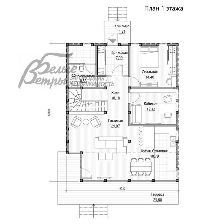Дом Плёсково КП  id 732-705 планировка0