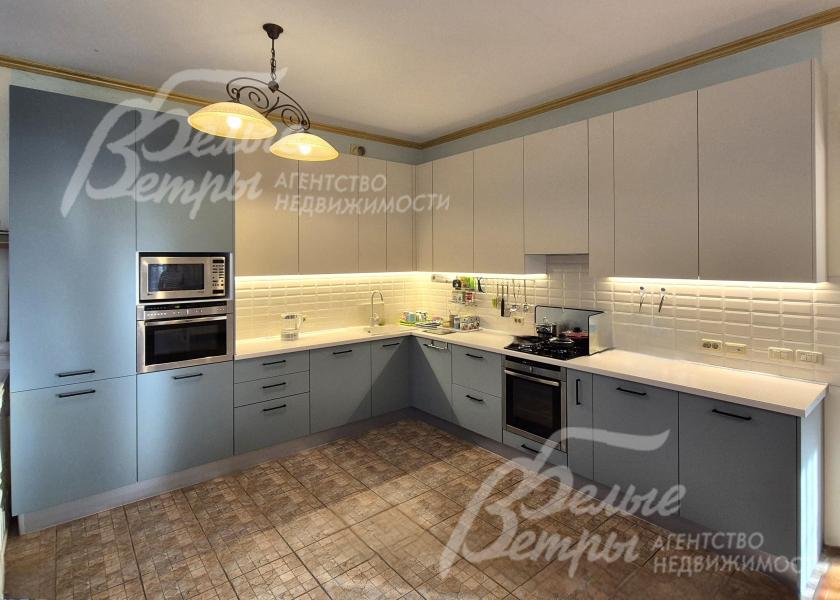 Современная кухня со встроенной техникой