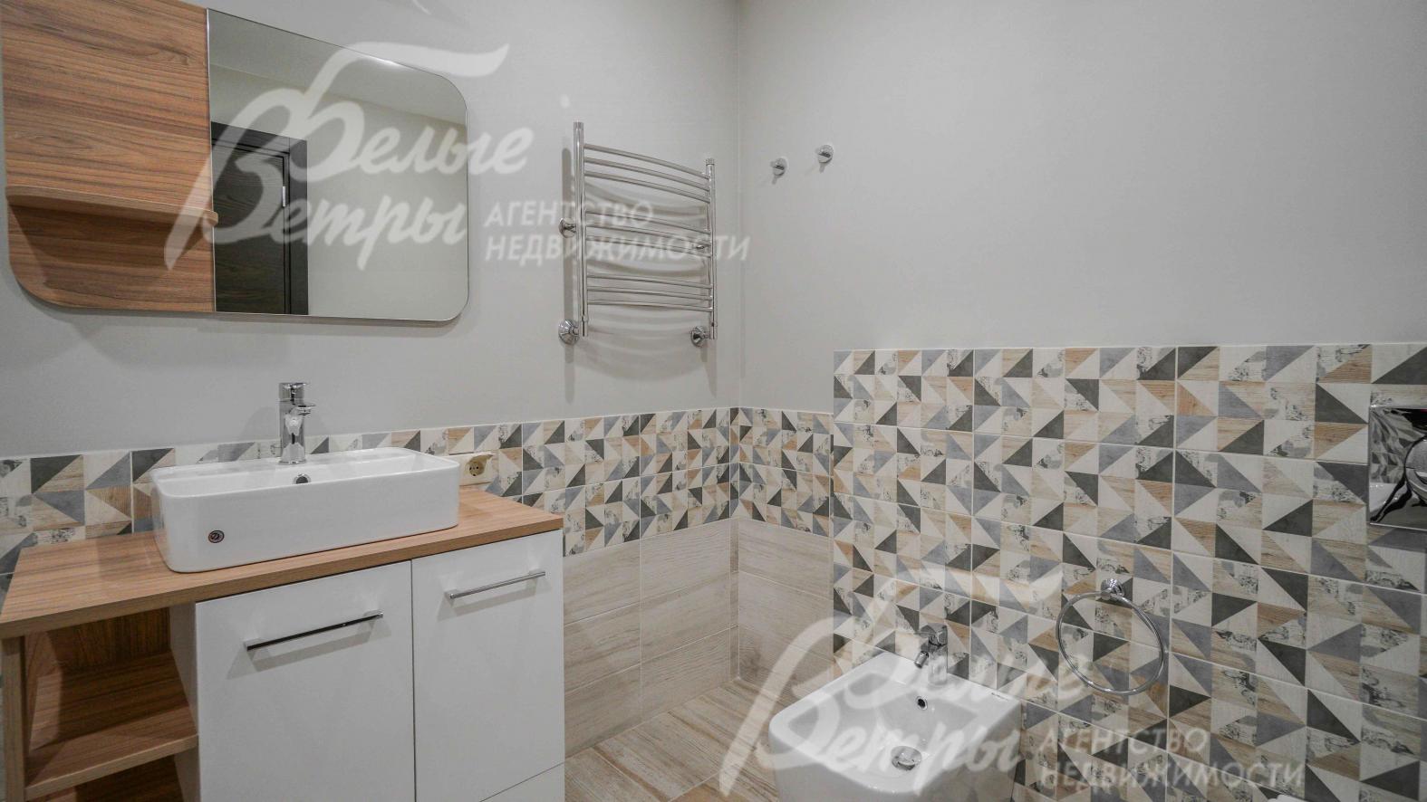 Во всех санузлах теплые полы