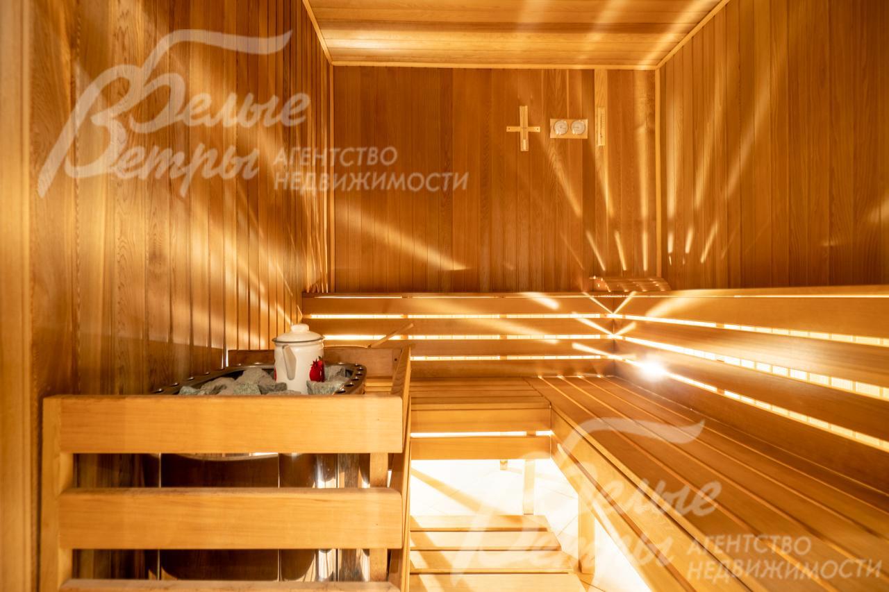 Спа-зона: сауна с электрической печью 