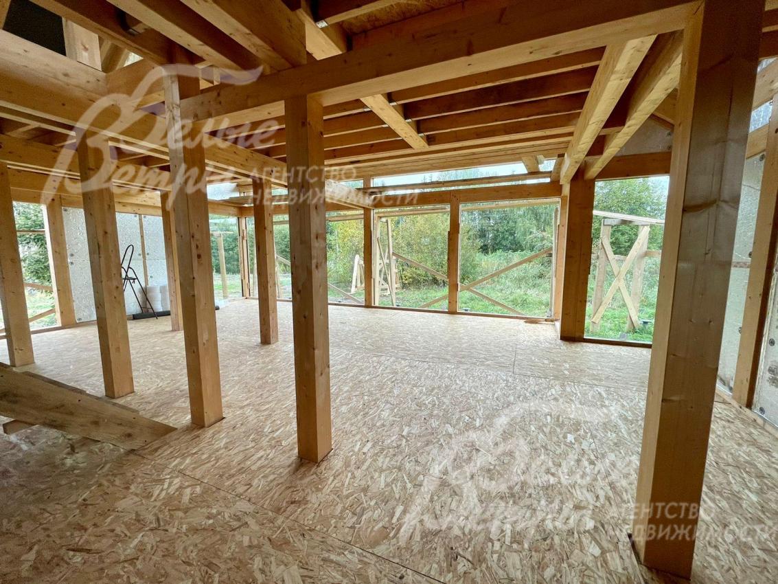 Внутри под отделку с свободной планировкой