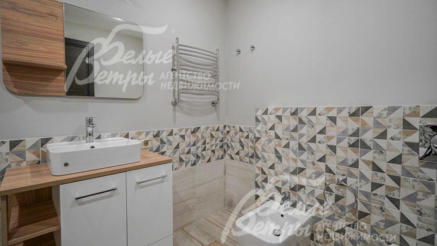 Во всех санузлах теплые полы