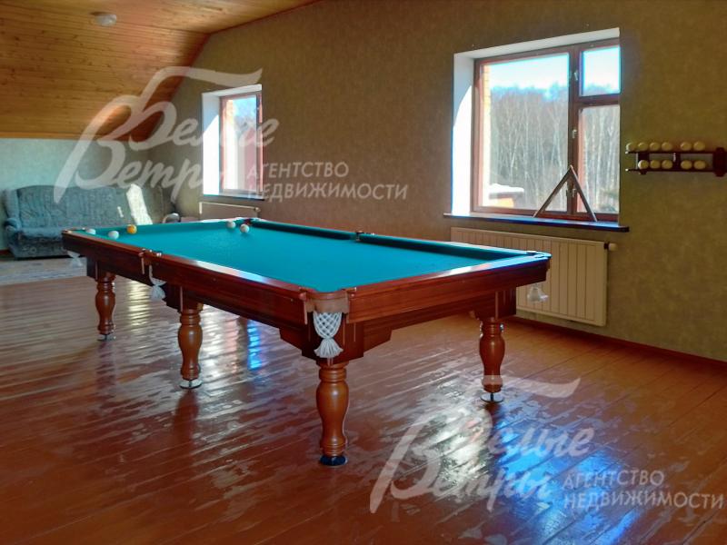 Русский бильярд на мансарде