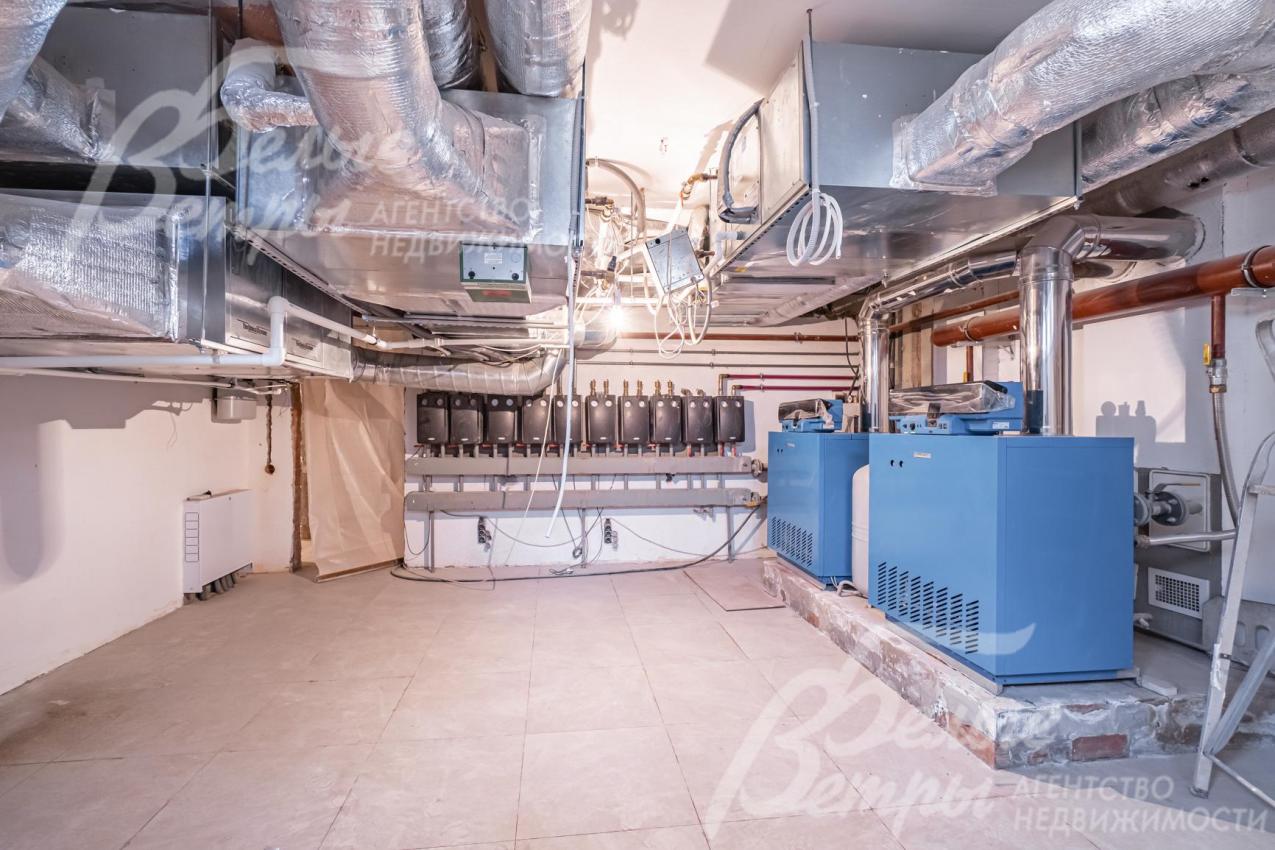 Все техническое оборудование в доме установлено 