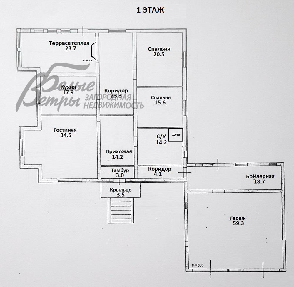 Дом Крекшино  id 262-113 планировка0