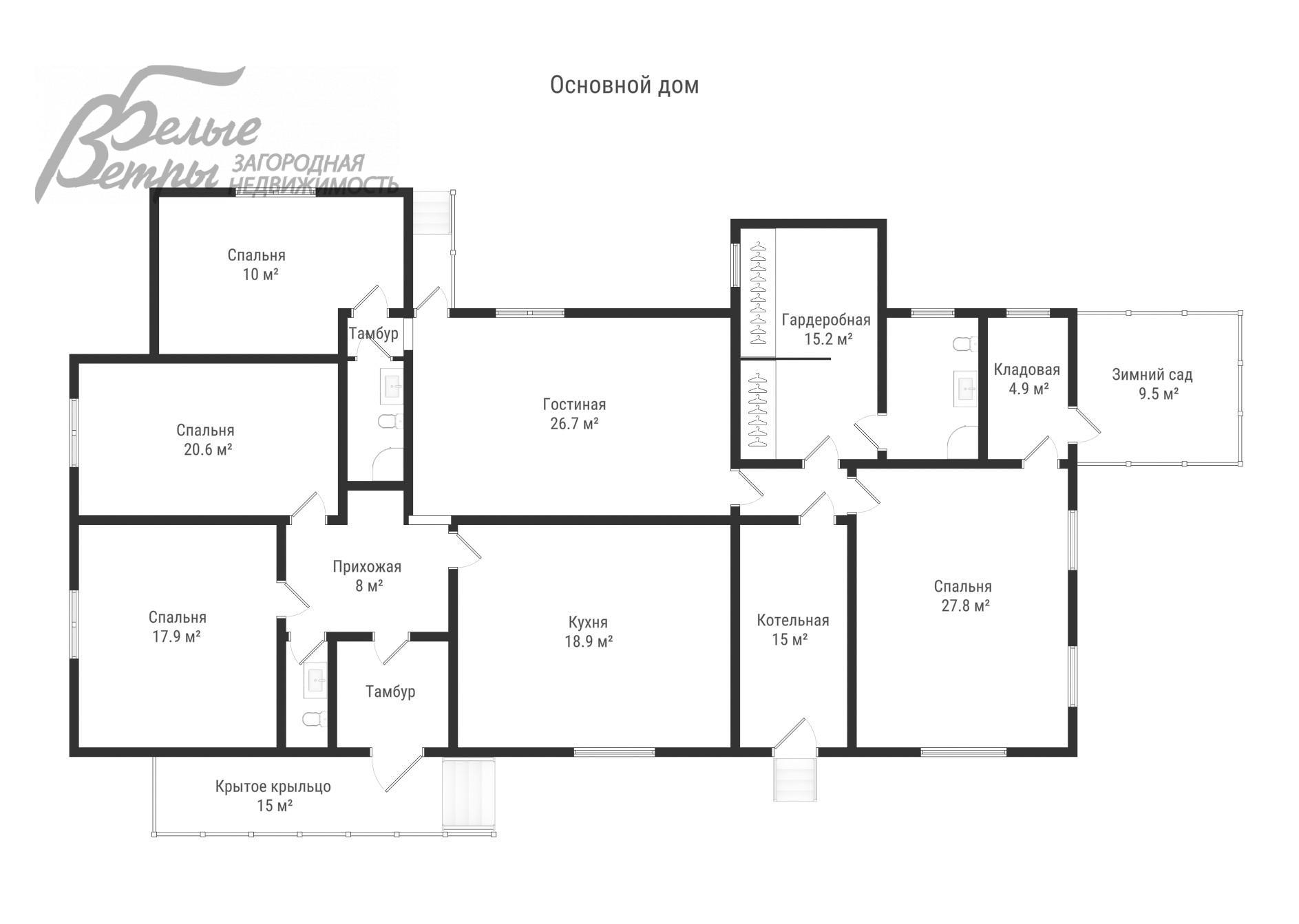Дом Новоглаголево к/п Новоглаголево id 203-840 планировка0
