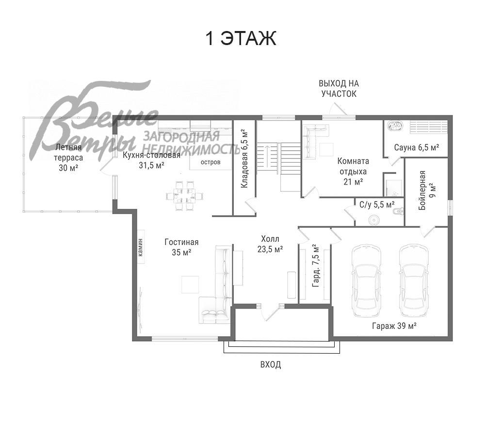 Дом Чистые Ключи КП Милюково id 469-924 планировка0