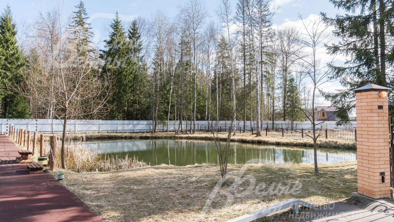 В поселке есть собственный пруд