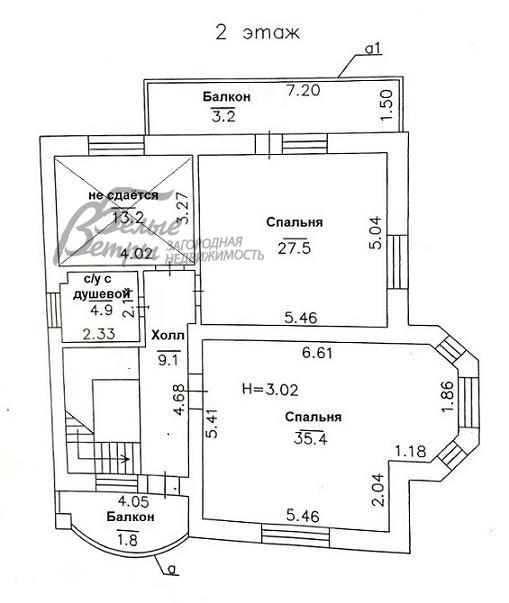 Дом в аренду Ветеран с/т Троицк id 191-001 планировка1