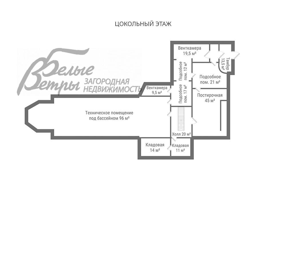 Дом Бельгийская Деревня к/п Летово id 102-314 планировка0