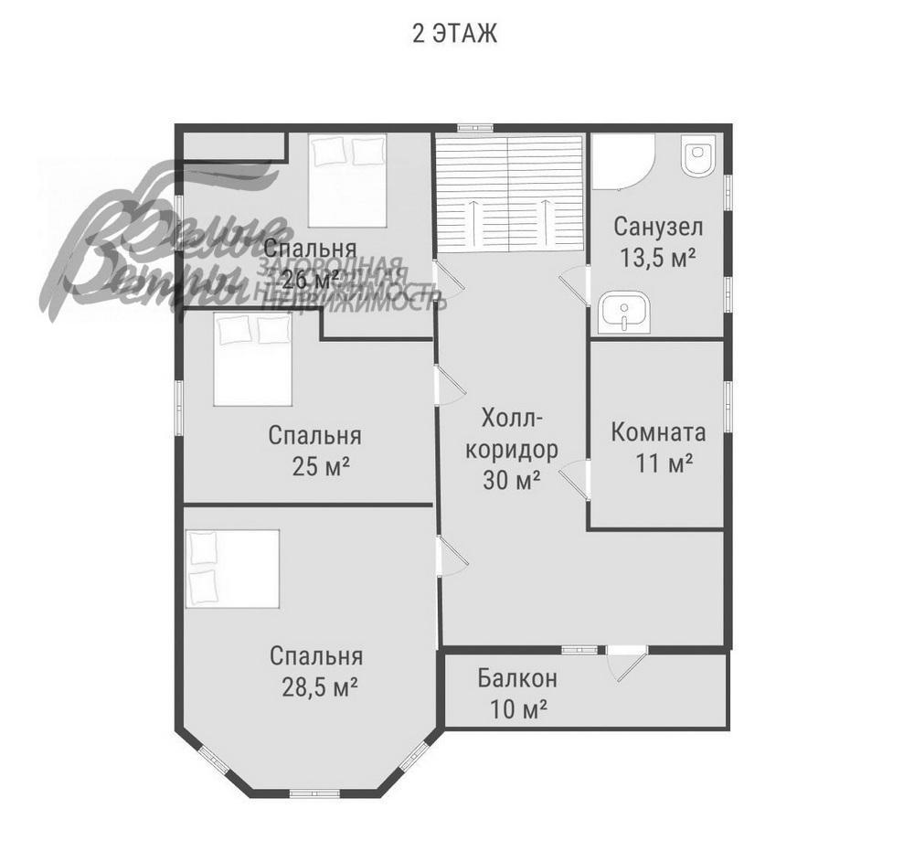 Дом Солнечный Город к/п Лужки id 511-942 планировка1