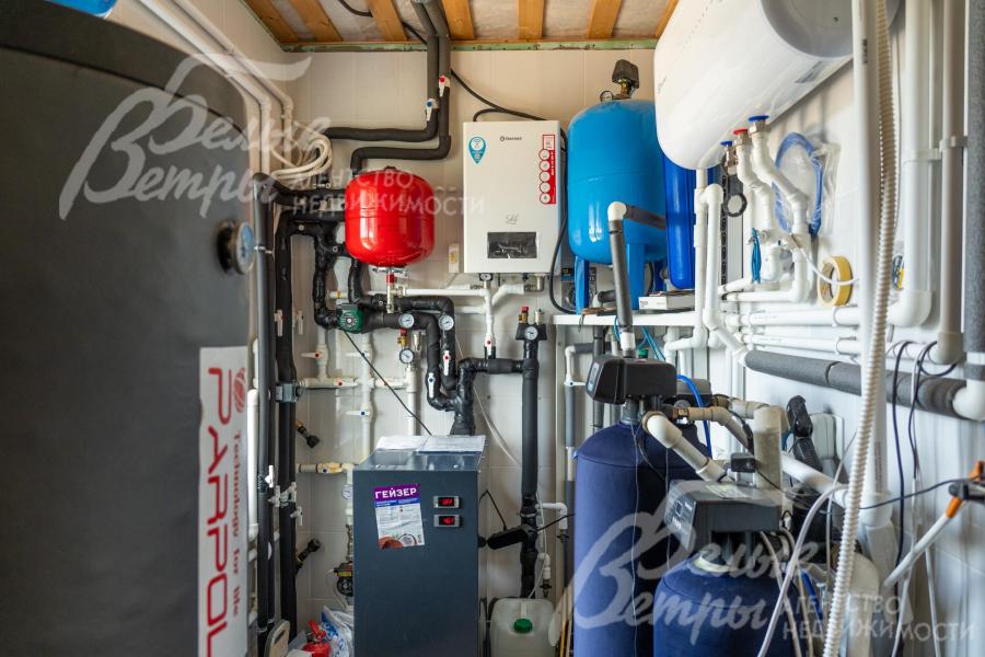 Котельная с геотермальным насосом