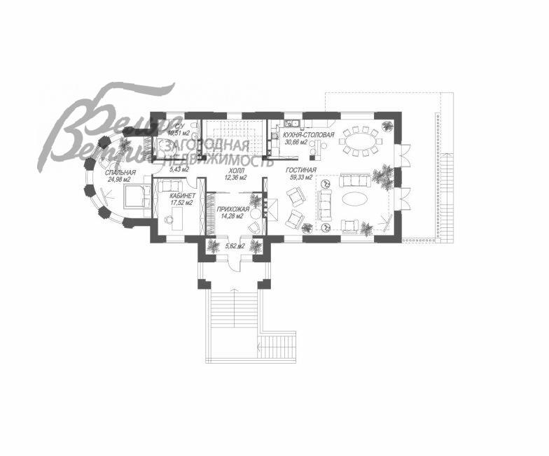 Дом Идиллия КП Раево id 302-703 планировка0