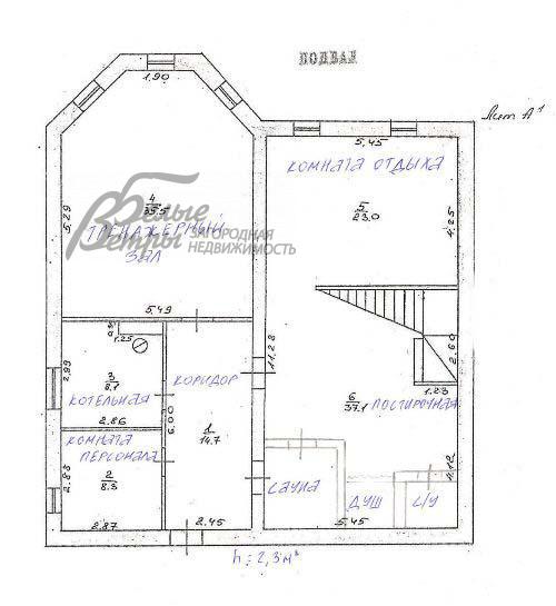 Дом в аренду Летово  id 383-002 планировка0