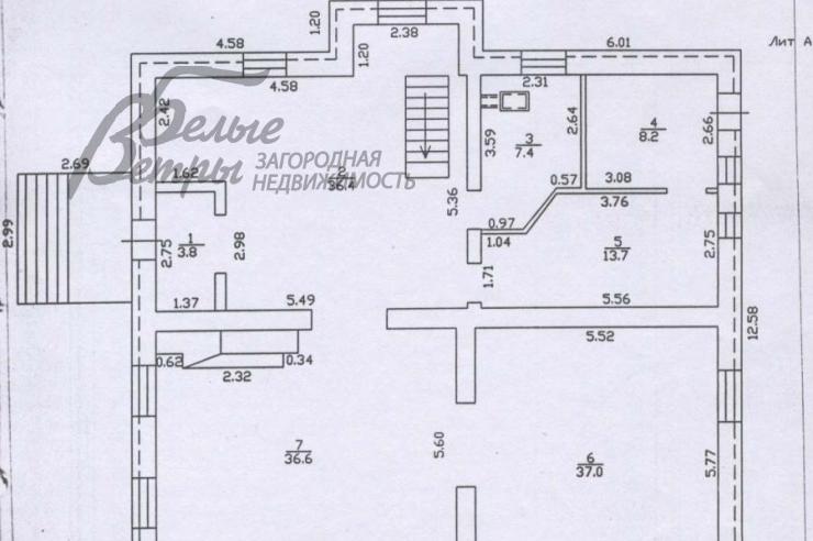 Дом Бархатная Роща к/п Воскресенское id 114-702 планировка0