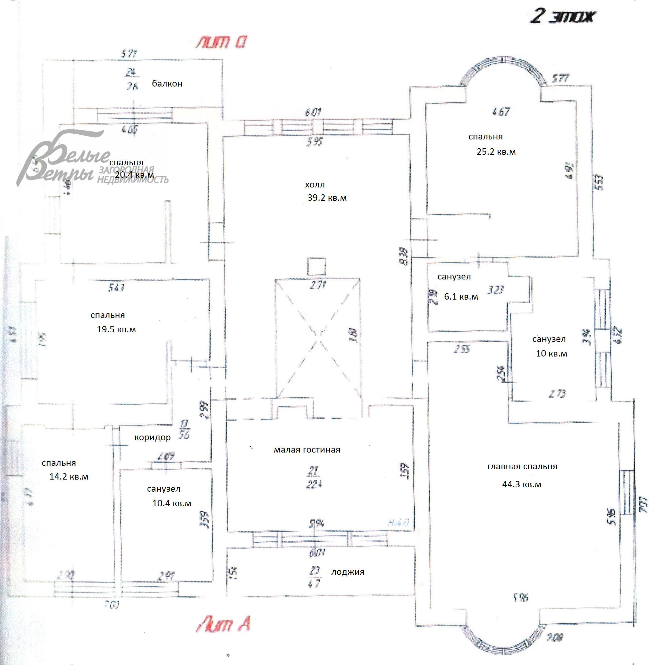 Дом ВИК к/п Кузнецово id 208-425 планировка1