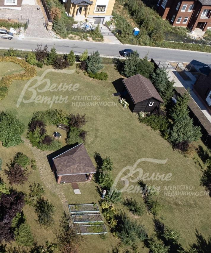 Вид сверху на участок 16 соток