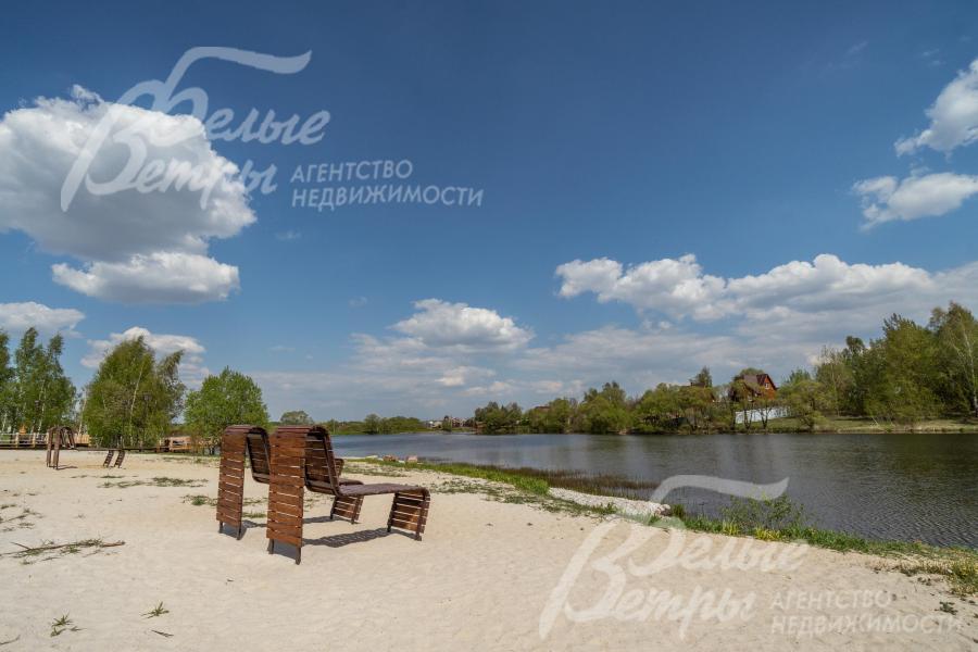 Пляжная зона в поселке Александровы пруды