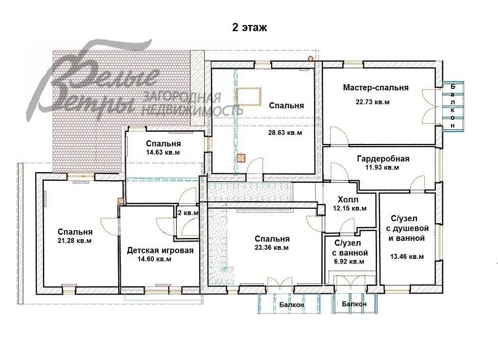 Дом в аренду Микрорайон К Троицк id 312-021 планировка1