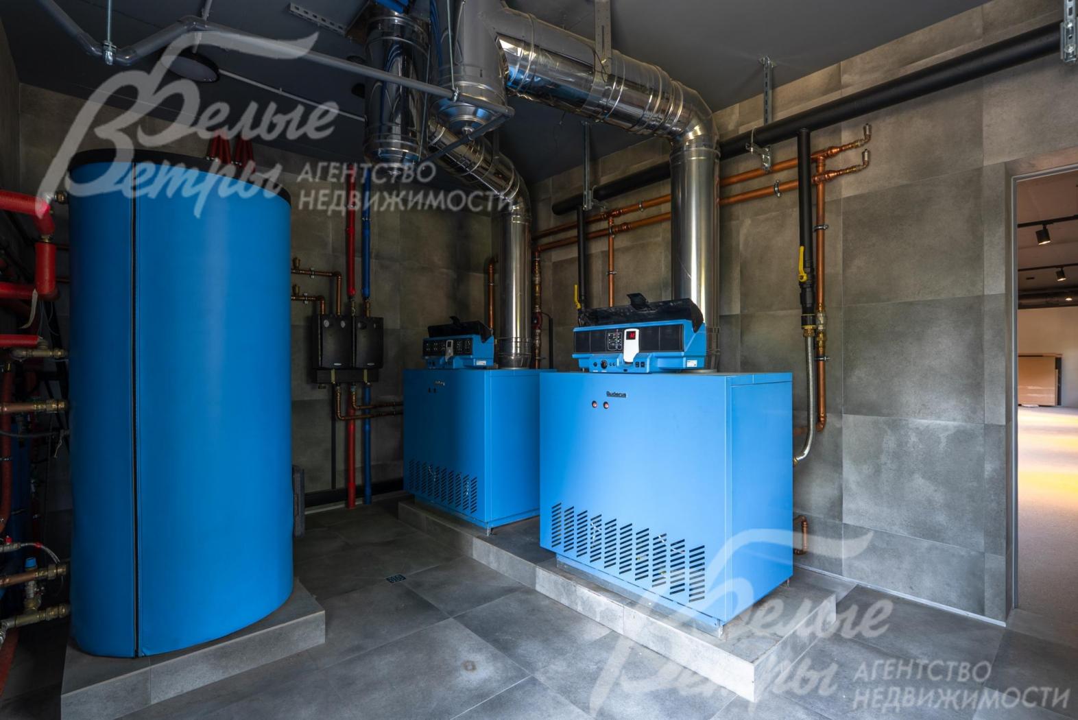 Установлены котлы Buderus на основной и гостевой дома