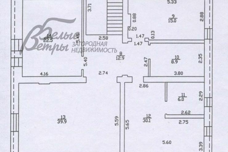 Дом Бархатная Роща к/п Воскресенское id 114-702 планировка1