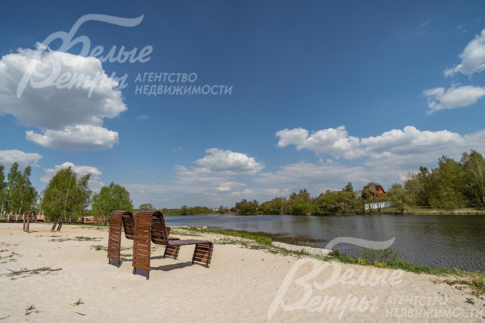 Пляжная зона в поселке Александровы пруды