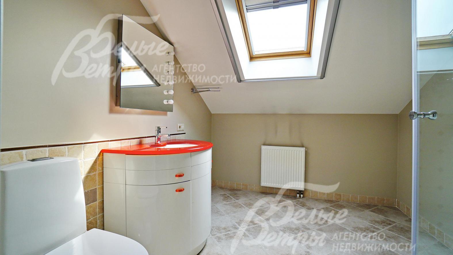 Санузел на мансардном этаже